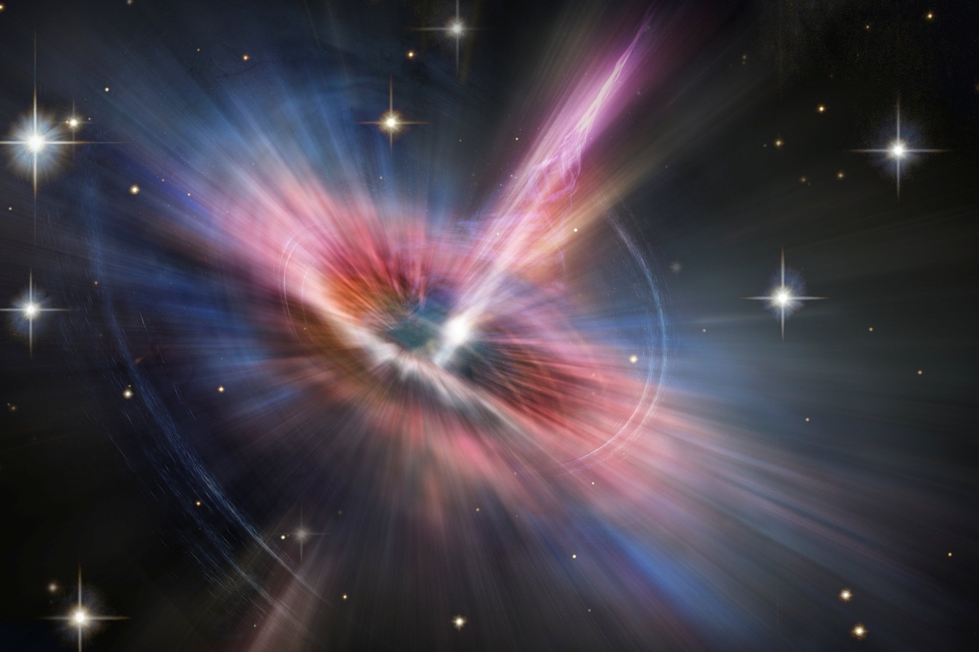 Detectan la mayor explosión jamás registrada en el universo