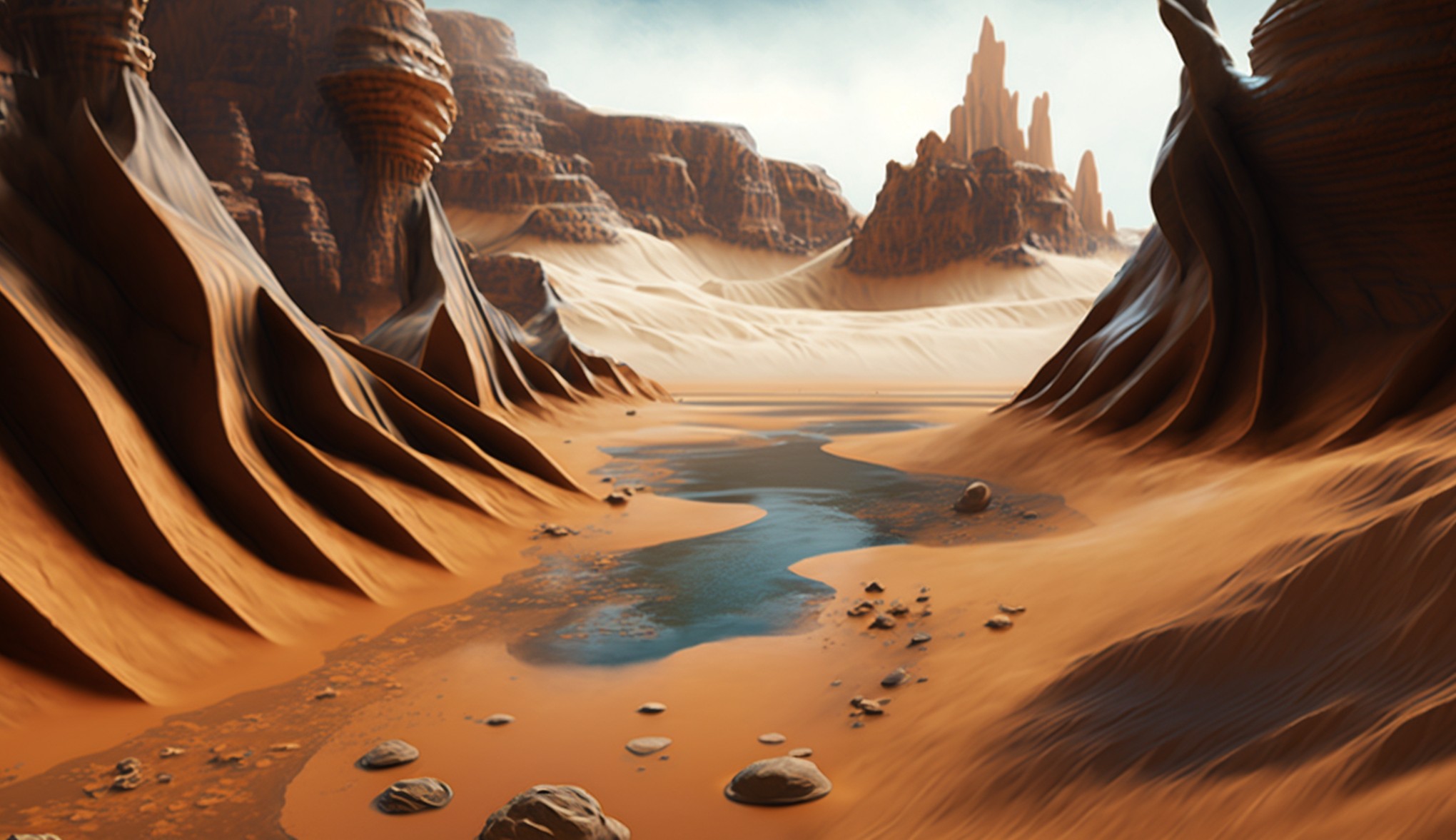 Ilustración de Marte