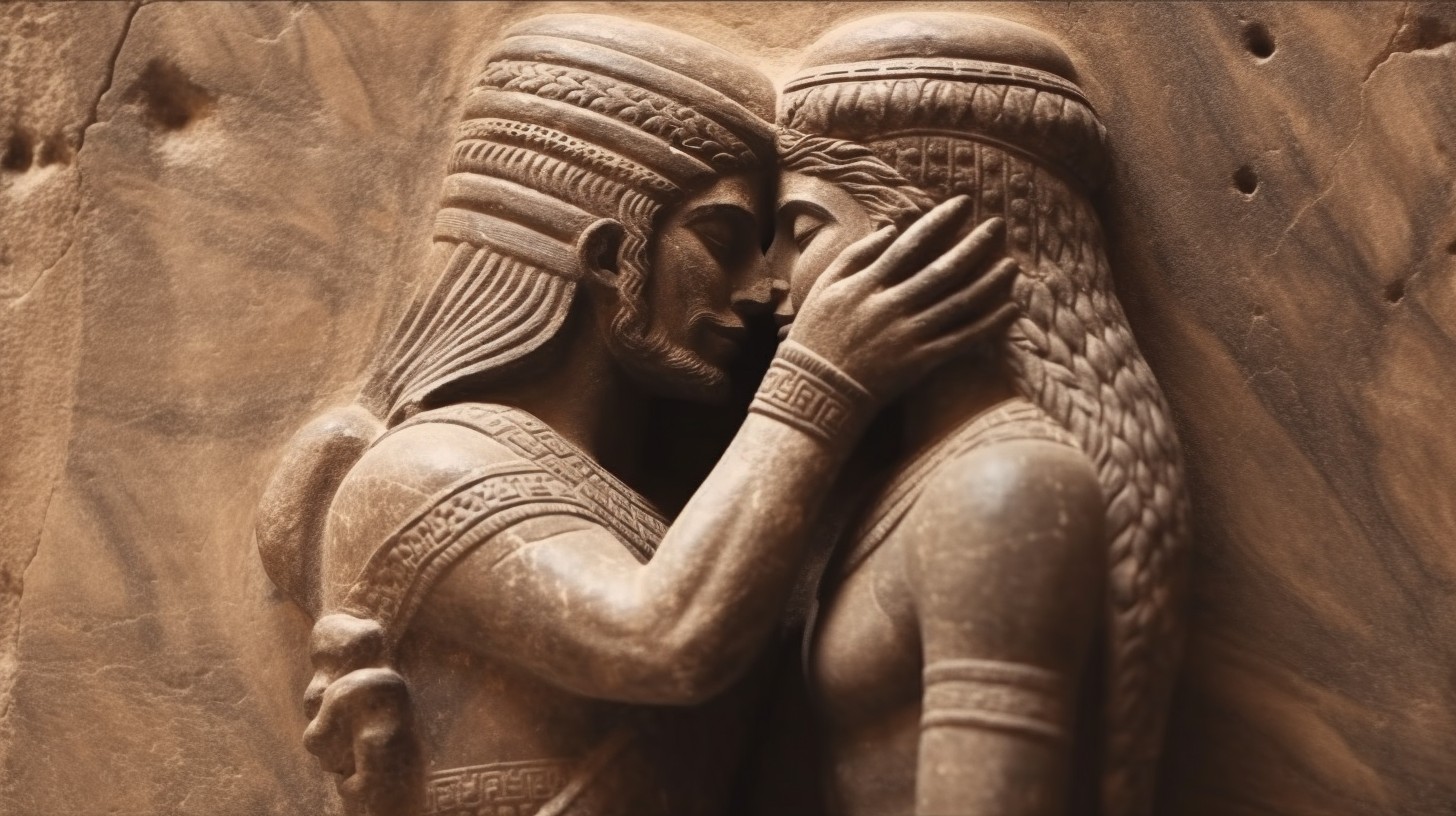 El primer beso romántico de la historia fue mucho antes de lo que se creía