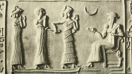 Cilindro sello Ur Nammu