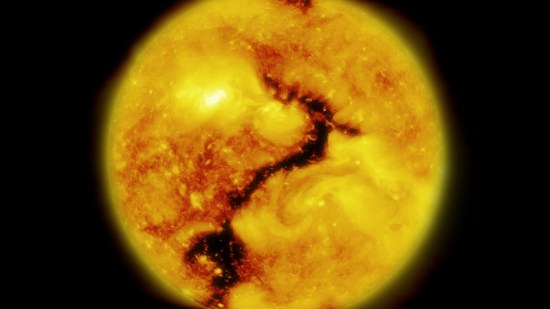 Agujero corona solar