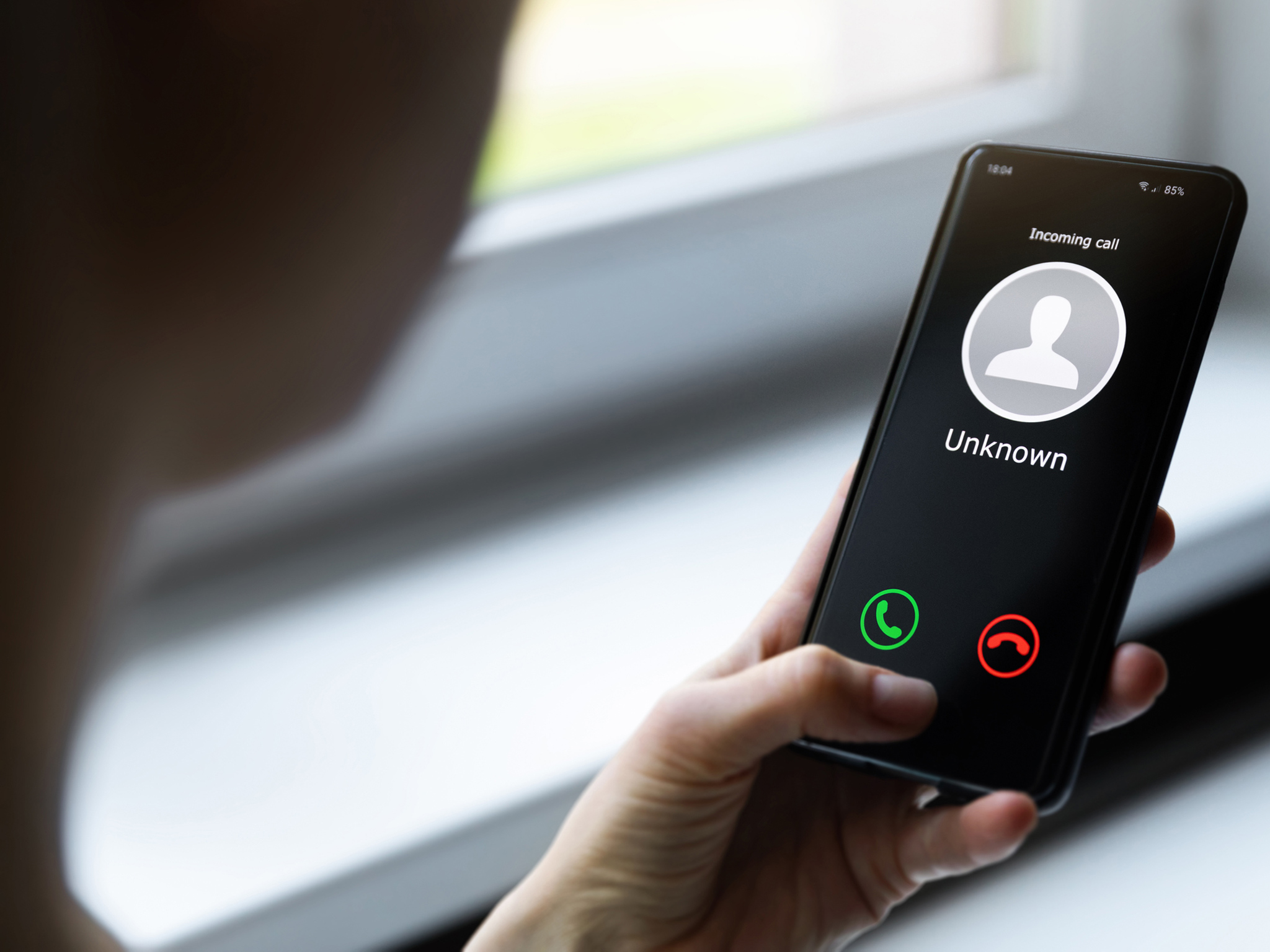 llamada numero desconocido