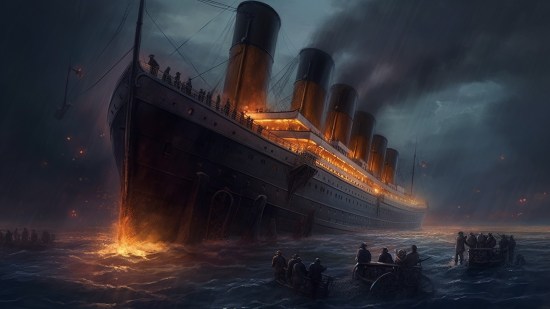 Descubren un collar de dientes de megalodón perdido en el hundimiento del Titanic