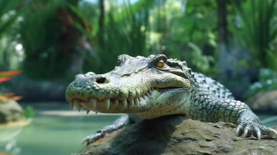 Una hembra de cocodrilo se reproduce sin macho ni sexo