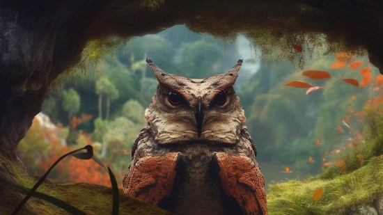 El chotacabras orejudo, lo más parecido a un dragón que hay en la Tierra