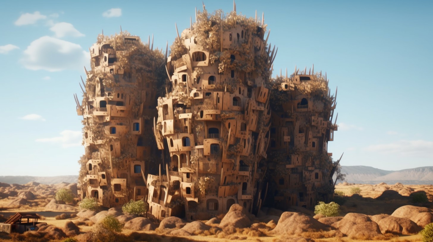 Así podrían ser los edificios del futuro (inspirados en las termitas)