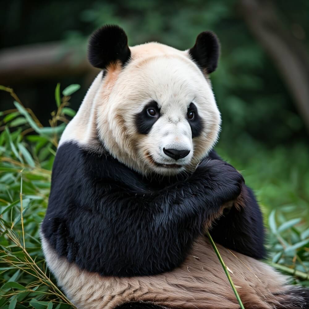Oso Panda. Imagen gemini. Animales tiernos