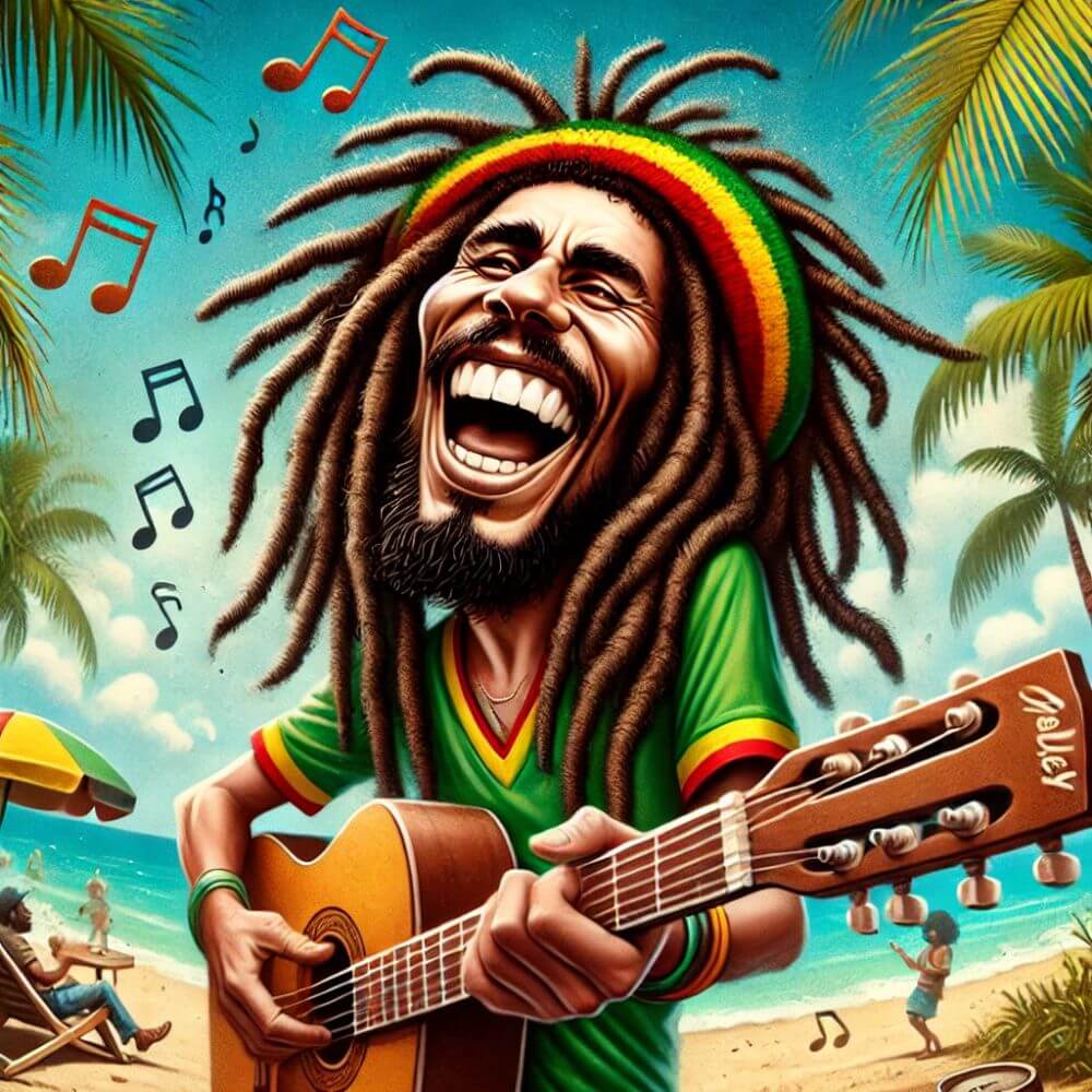 Bob Marley. Image: DALL-E