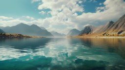 Las aguas de este lago son más saladas que las del mar Muerto