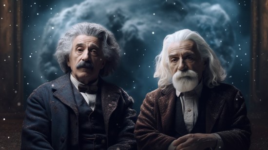 Así sería una charla entre Einstein y Platón