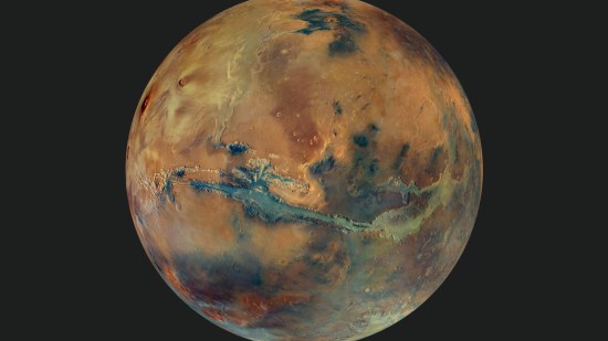 Marte fotografiado por la ESA