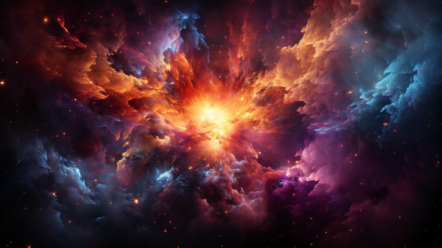 Ilustración artística del preludio del nacimiento de un planeta gigante.