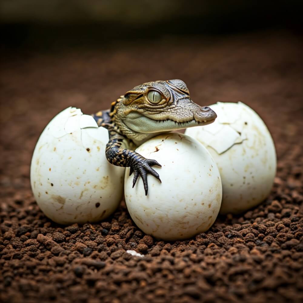 Huevos de cocodrilo. Curiosidades-cocodrilos_-generada-con-Gemini