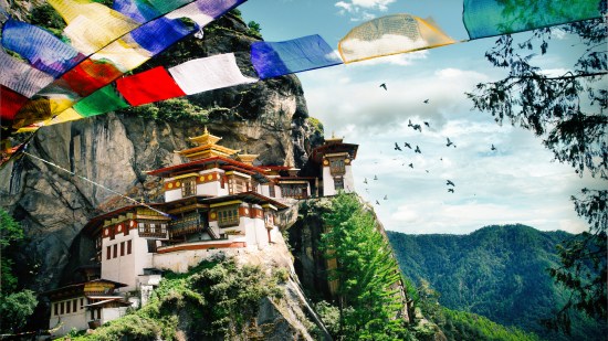 Monasterio Nido del Tigre, en Bután