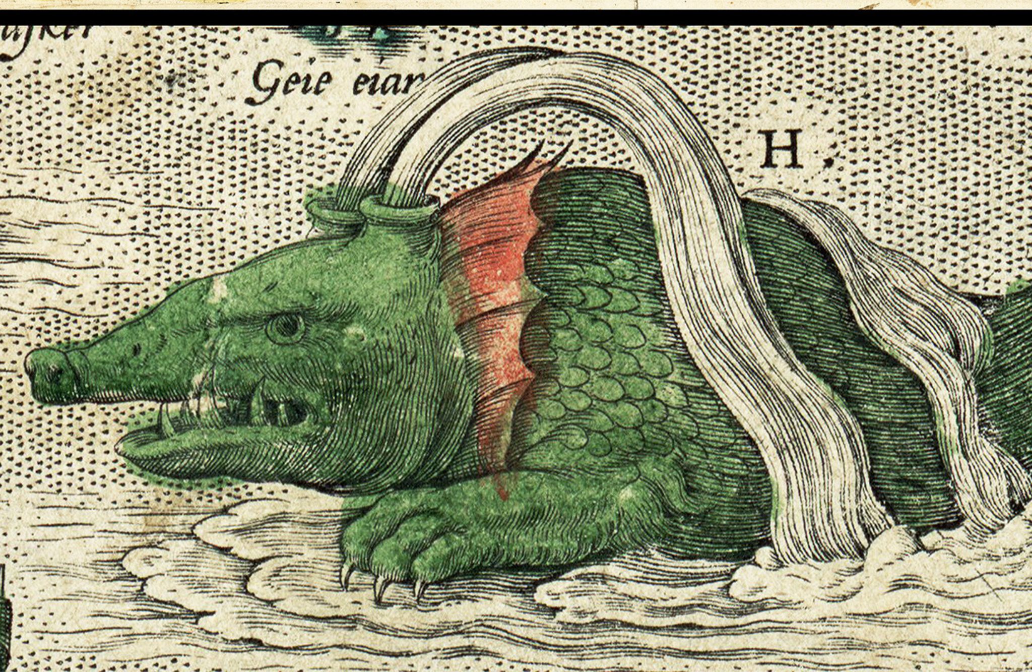 Monstruo marino medieval