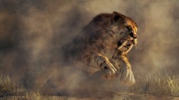 Los tigres 'dientes de sable' y los lobos prehistóricos también sufrían de las articulaciones