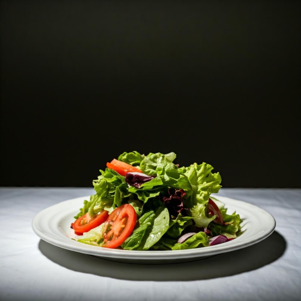 Ensalada. Gemini. Dieta de una comida al día