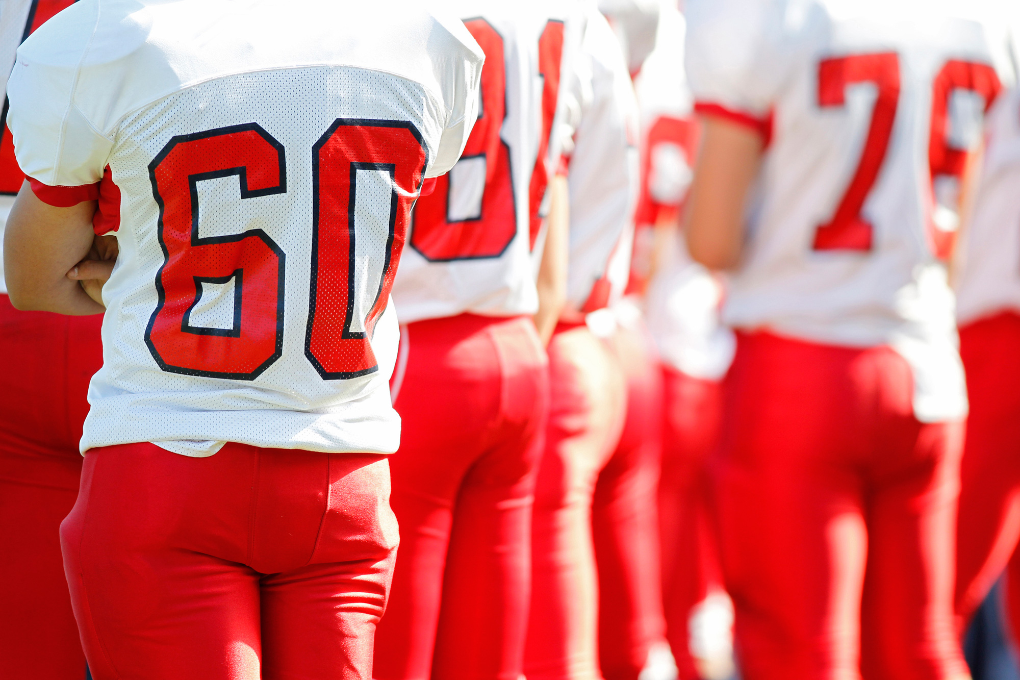 Jugadores de fútbol americano