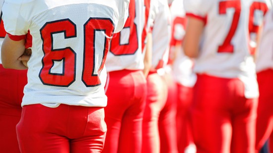 Jugadores de fútbol americano
