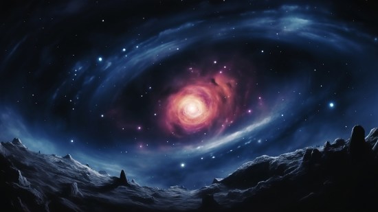 Descubren una rara galaxia envuelta en un lazo cósmico