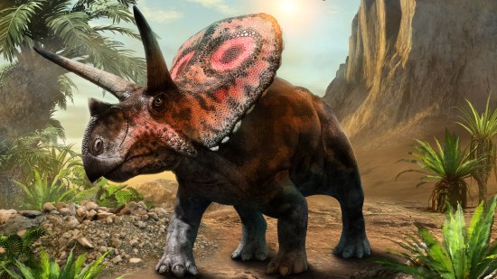 Recreación de Torosaurus