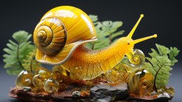 Te presentamos al caracol margarita, nueva especie de color amarillo limón brillante