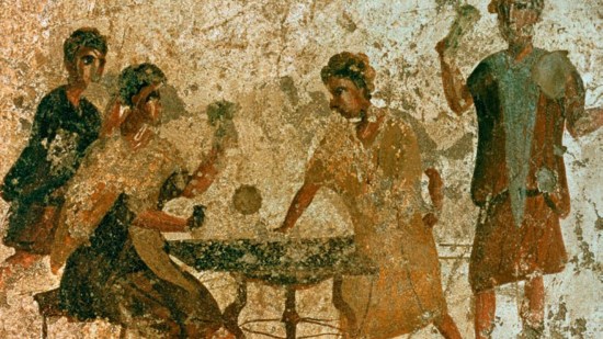 Representación de taberna romana