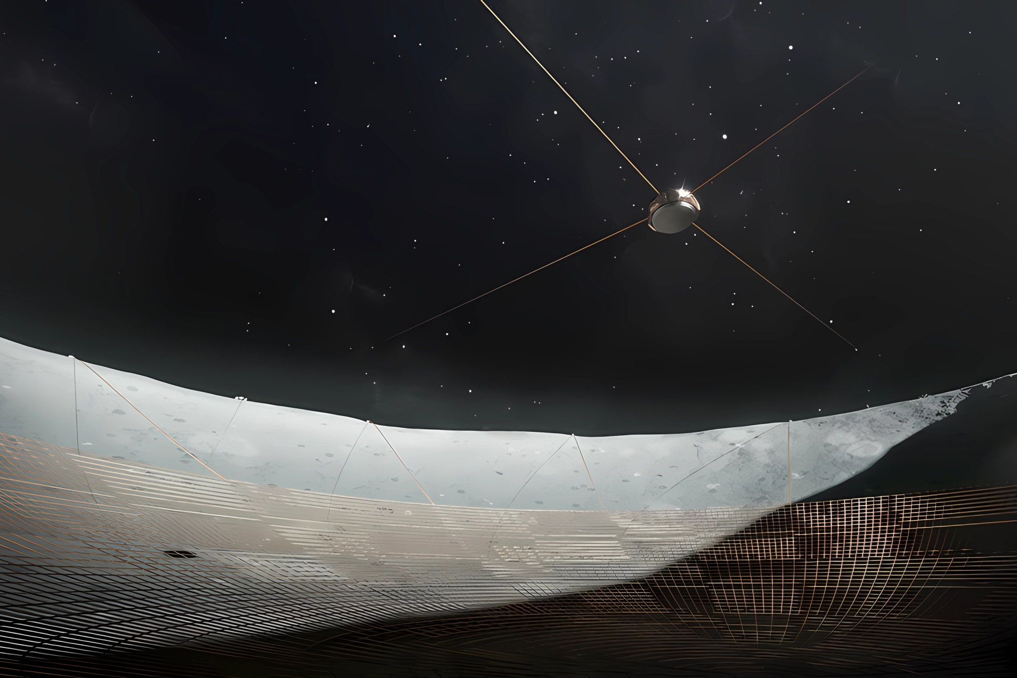 Radiotelescopio Crater Lunar