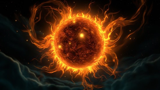 Surge una erupción solar siete veces más larga que la Tierra