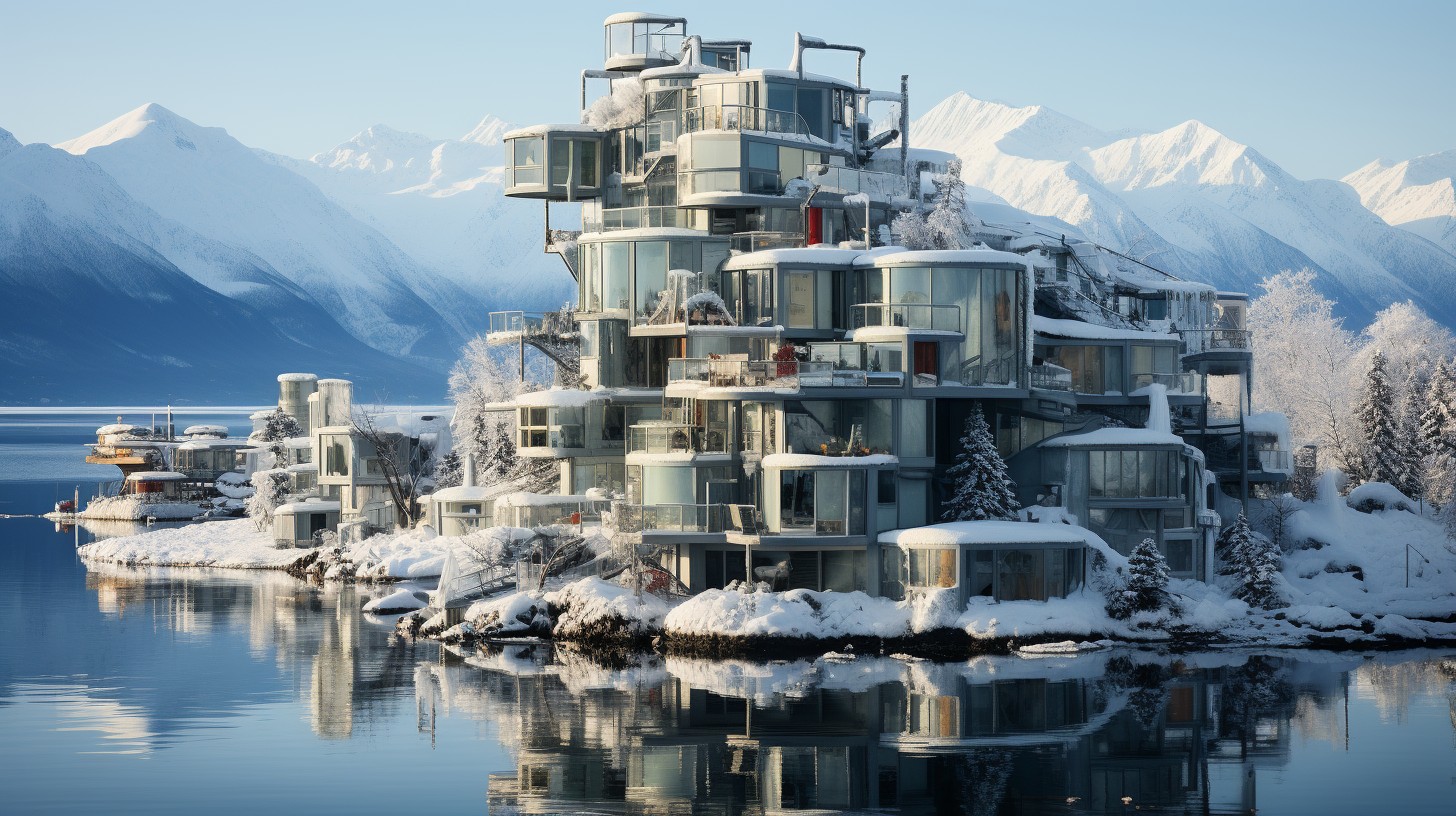 En esta ciudad, todos sus habitantes viven en el mismo edificio