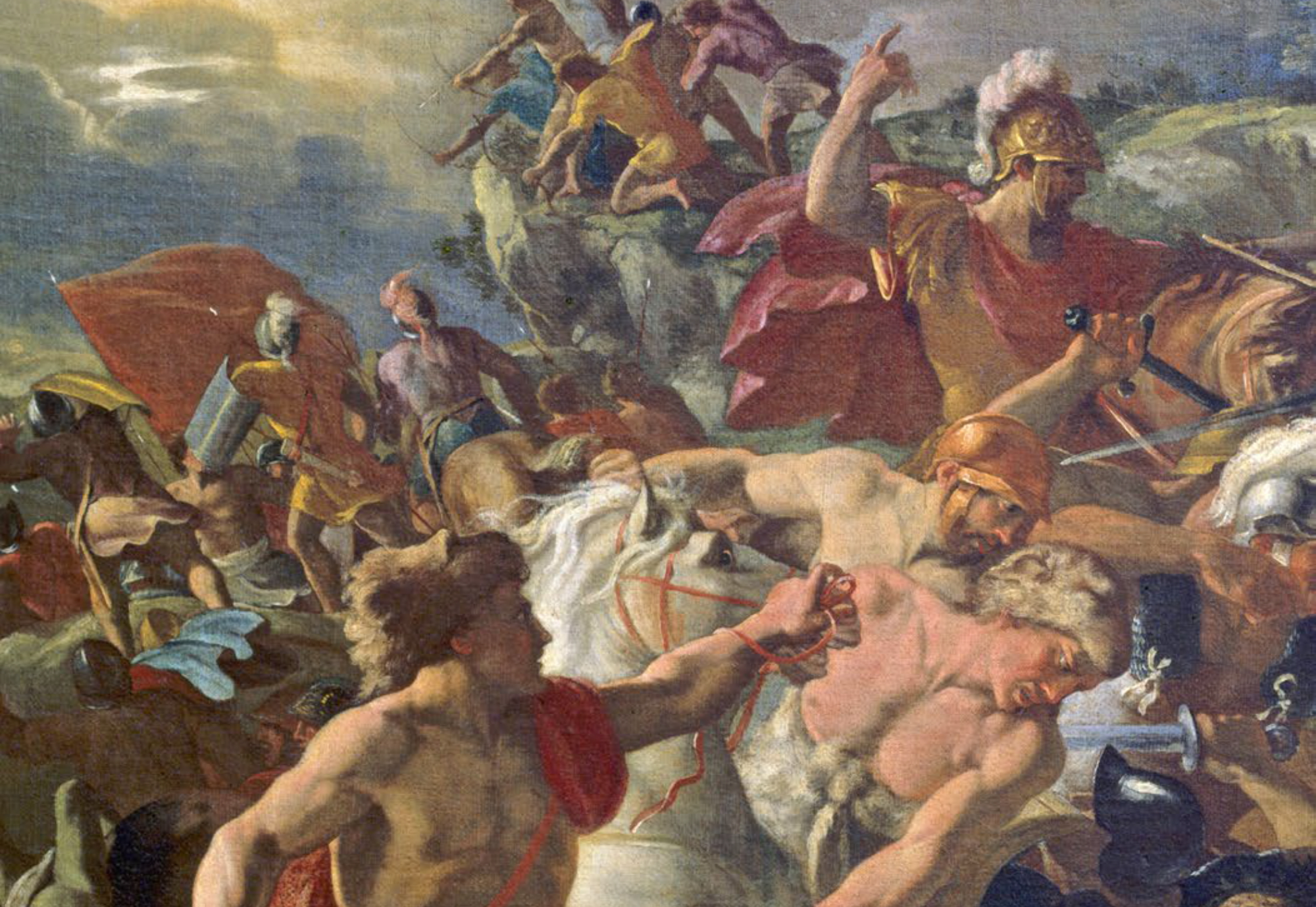 Victoria de Josué sobre los amorreos (1625), del pintor francés Nicolas Poussin