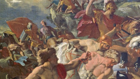 Victoria de Josué sobre los amorreos (1625), del pintor francés Nicolas Poussin