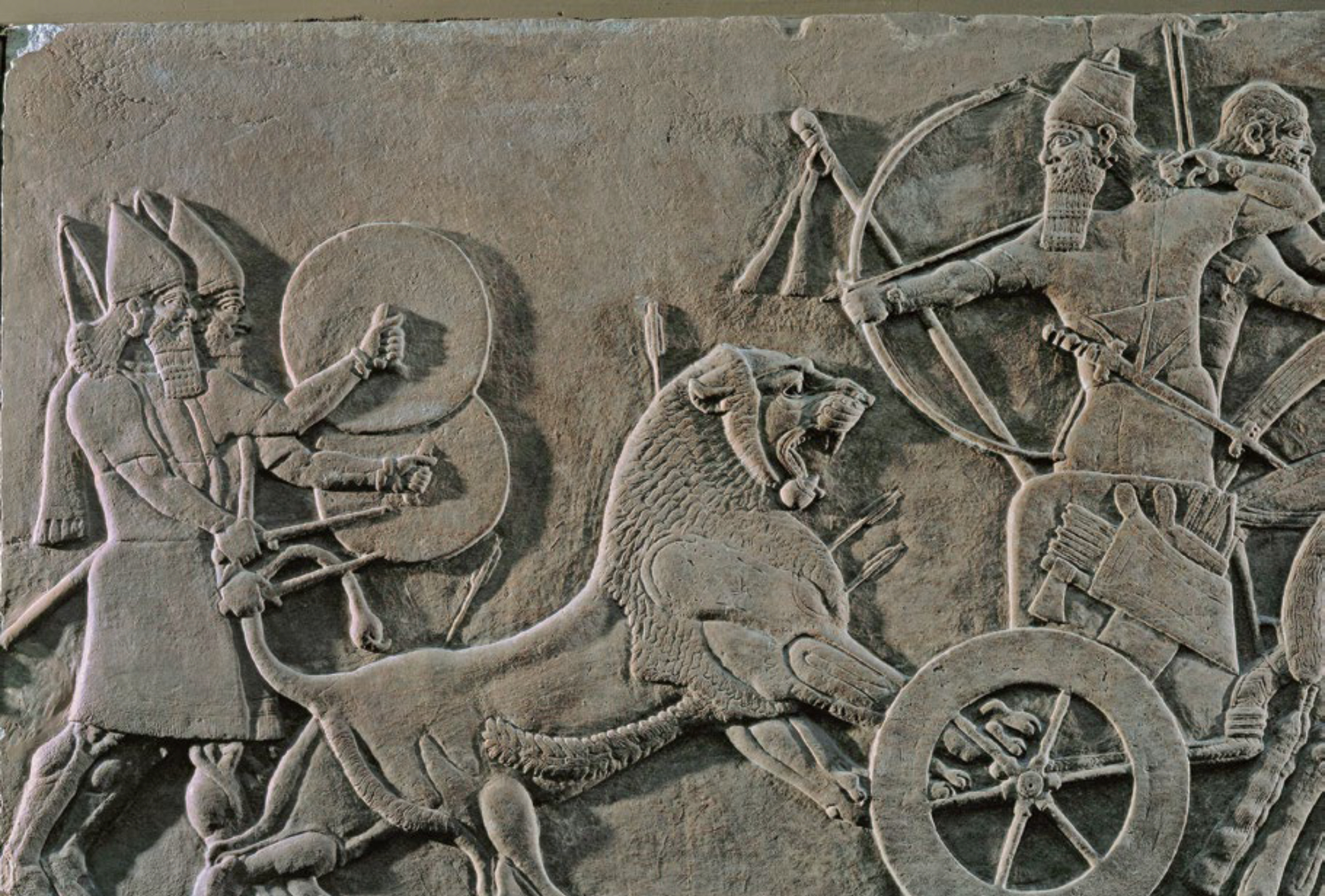 Bajorrelieve escena de caza. Foto_ ALBUM