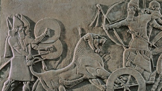 Bajorrelieve escena de caza. Foto_ ALBUM