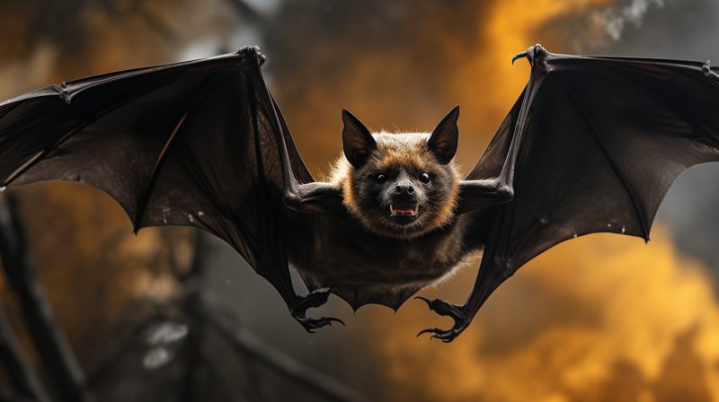 Murciélago recreado con IA