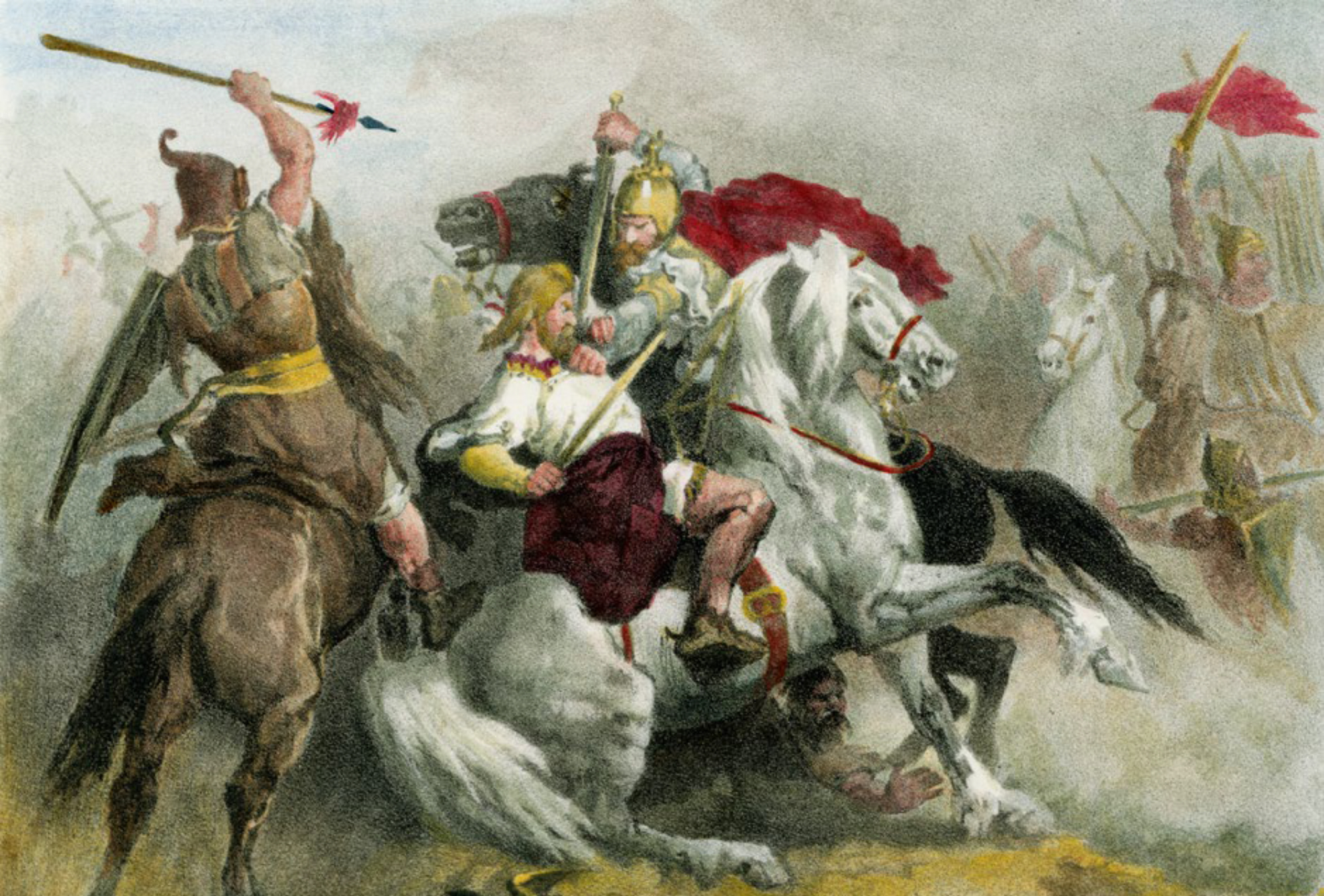 La batalla de Vouillé, entre Clodoveo I y los visigodos, se libró en la primavera de 507