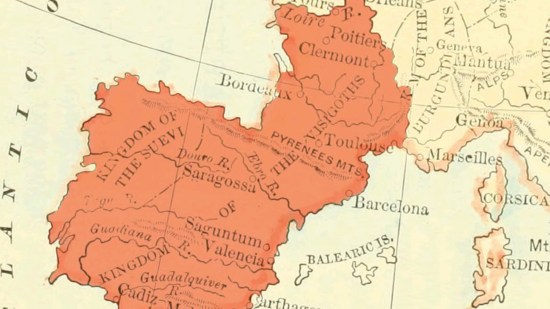 Mapa Reino de Tolosa. Foto: GETTY