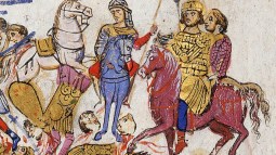 Manuscrito ilustrado del Imperio bizantino