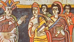 Recadero y obispos en el Concilio Toledo III