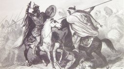 Grabado batalla Guadalete