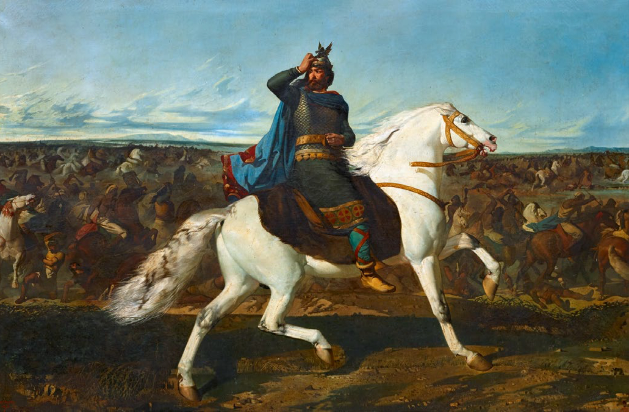 Batalla de Guadalete, (1871) de Marcelino Unceta y López