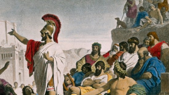 Discurso fúnebre de Pericles (1853). Philipp von Foltz