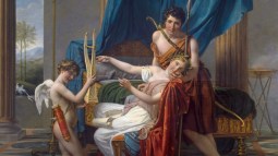 En Safo y Faón (1809), Jacques-Louis David