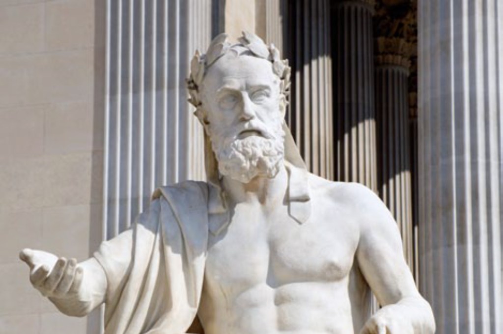 Estatuas en el Ágora de Atenas