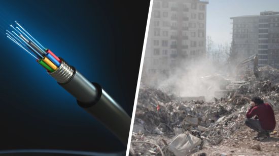 Terremoto Fibra Optica
