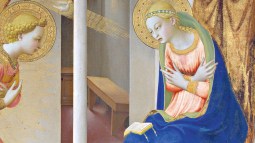 Realizado en oro y temple sobre tabla, La Anunciación es un retablo creado por el pintor toscano Fra Angélico (c.1425-26