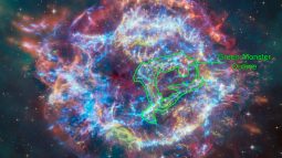 Resuelto el misterio del 'monstruo verde' de la supernova Cassiopeia A
