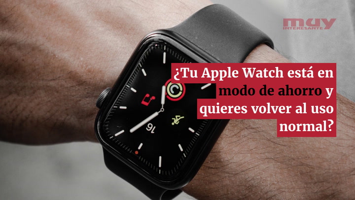 Cómo desactivar el modo de ahorro de energía en Apple Watch