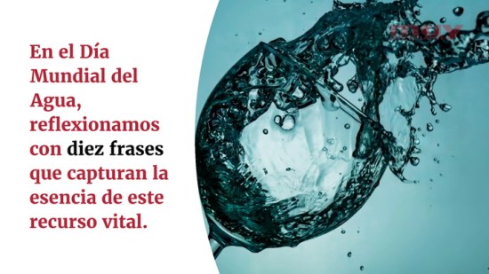Diez frases sobre el agua