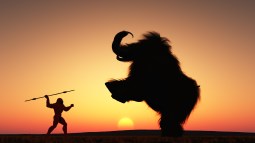 Caza de elefante durante la prehistoria